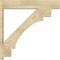 Ekena Millwork Merced Block Rough Sawn Outlooker, Douglas Fir, 8"W x 42"D x 42"H OUT08X42X42MRC05RDF - alternate 3